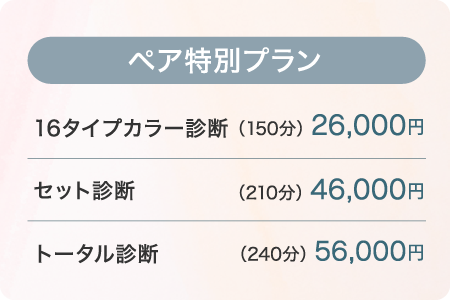 ペア特別プランキャンペーン