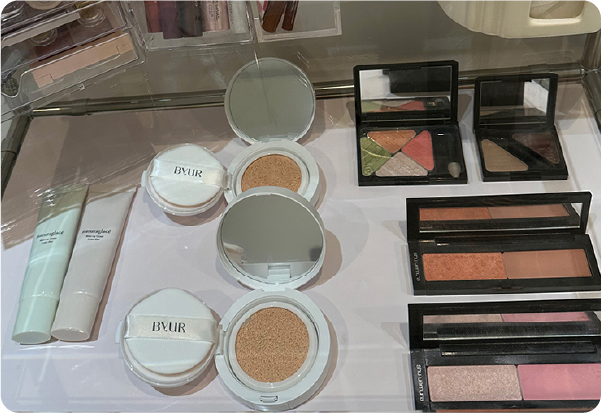 ご予約～診断の流れ 実践メイクタイム